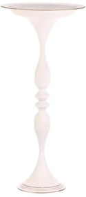 BONTEC Misa kovová - na stojane, 83 cm, aranžovacia, farba biela Farba: Biela