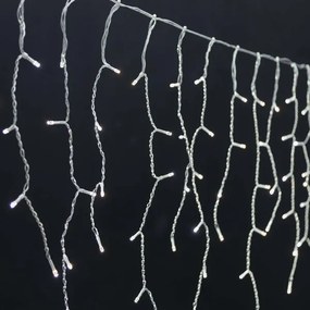 Nedis WIFILXC04W250 - LED Vianočný záves 240xLED/11 funkcií 8m IP65 Wi-Fi Tuya