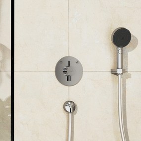 Hansgrohe DuoTurn S, batéria pod omietku pre 2 spotrebiče, chrómová, HAN-75418000