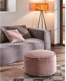 Sivá menčestrová pohovka 240 cm Blok – Kave Home