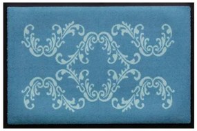 Ozdobná premium rohožka- modrá-svetlomodrá (Vyberte veľkosť: 60*40 cm)