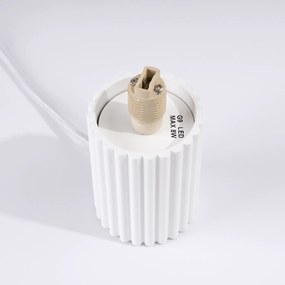 Stolná lampa Halo, 1x biele sklenené tienidlo, w