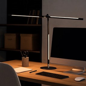 Stolná LED lampa NOX s RGBW efektmi, základňa, diaľkový ovládač