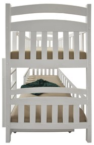 Wilsondo Poschodová posteľ Paula 7 - biela Rozmer: 180x80