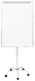Magnetická plastová flipchart tabuľa na kolieskach 70 x 100 cm
