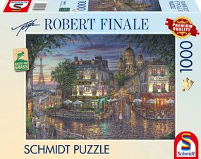 Schmidt puzzle ROBERT FINALE štvrť Montmartre / Paríž / Francúzsko 1000 dielikov