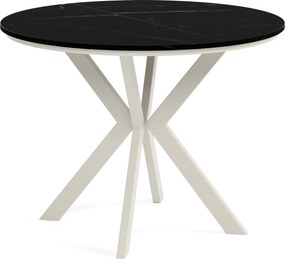 Okrúhly rozkladací jedálensky stôl DEVO PLUS Veľkosť: 90 - 128 cm