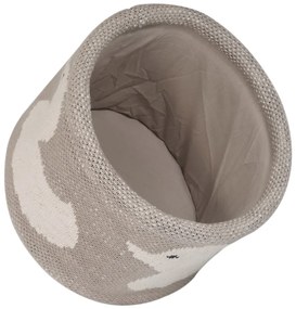 Béžový bavlnený organizér Kindsgut Duck, ø 16 cm