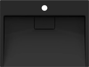 Mexen Ava, umývadlo na dosku z konglomerátu 1/O 50 x 38 cm, čierna matná, 23015071