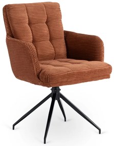 Otočná stolička MIA hnedá