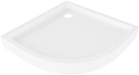 Mexen Flow+, štvrťkruhová sprchová vanička 90 x 90 cm, biela lesklá, 46Q109090H