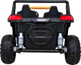 Ramiz Buggy ATV Racing pre 2 deti Zlatá + pohon 4x4 + diaľkové ovládanie + pomalý štart + MP3 LED