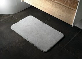 Gedy Gedy, FUZZY kúpeľňová predložka, 50x80 cm, 100% polyester, protisklz, sivá, 96FY508008
