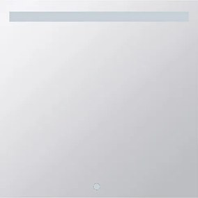 Bemeta Design Zrkadlo s LED horným osvetlením, 800 x 800 mm, dotykový senzor - 101201127