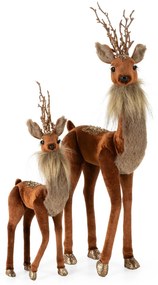 DEKORAČNÁ FIGÚRKA DEER 13X29 CM HNEDÁ