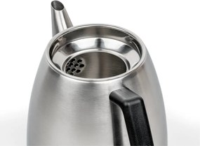 Kanvica na čaj z nehrdzavejúcej ocele so sitkom v striebornej farbe 1,1 l Duet Odense – Bredemeijer