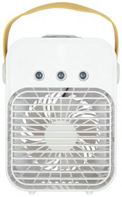 KIK Ventilátor klimatizace zvlhčovač vzduchu stříbrný