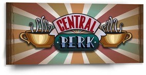 Sablio Obraz Seriál přátelé CENTRAL PERK Abstrakce - 110x50 cm