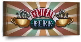 Sablio Obraz Seriál Priatelia CENTRAL PERK Abstrakcia - 110x50 cm