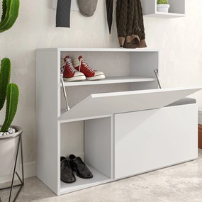 Předsíňová stěna Houseland HOLDON II bílá