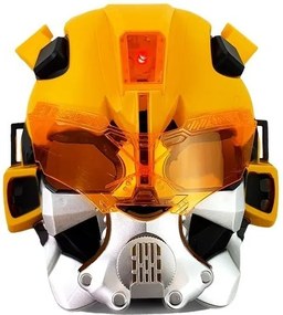 LEAN Toys Penová pištoľ Robot 2v1 Maska 6 šípov