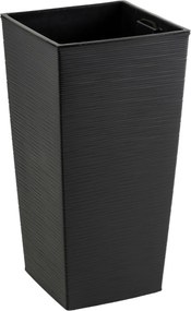 Plastový květináč Porto Riflo 57x30x30 cm černý