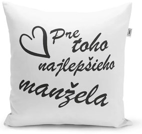 Sablio Vankúš Pre toho najlepšieho manžela: 40x40 cm