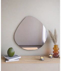 Nástenné zrkadlo BESSO 60x60 cm čierna