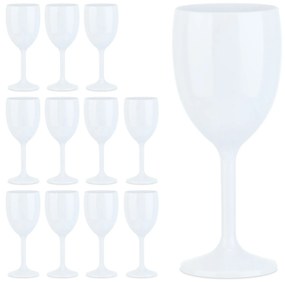 Sada 12ks plastových pohárov na víno RD35431