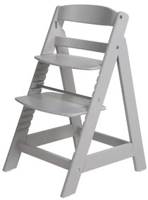 roba Detská drevená vysoká jedálenská stolička Sit Up (sivá)  (100306933)