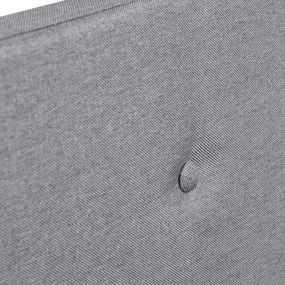 Manželská posteľ s roštom MIKKEL sivá 160x200 cm 987735