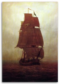 Gario Obraz na plátne Plachetnica - Caspar David Friedrich, reprodukcia Rozmery: 40 x 60 cm
