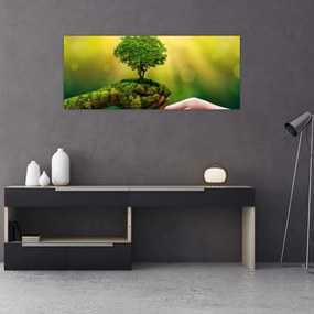 Obraz - Matka krajiny (120x50 cm)