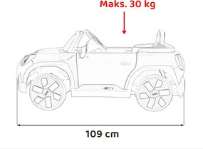 Ramiz Detské autíčko Mini Concept Aceman, čierne