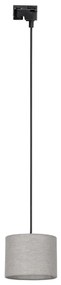 Luster na lanku do lištového systému TRACER 1xE27/15W/230V pr. 20 cm čierna/šedá
