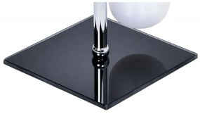 Kúpeľňový stojan ELEGANT - čierne sklo