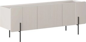 TV stolík Malmi 150 cm - kašmírová / čierna