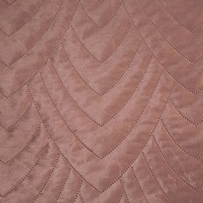 Dekorstudio Zamatový prehoz na posteľ LUIZ 6 v ružovej farbe Rozmer prehozu (šírka x dĺžka): 220x240cm