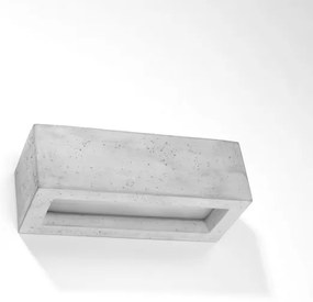 Sollux SL.0992 - Nástenné svietidlo VEGA 1xE27/60W/230V 30 cm betón