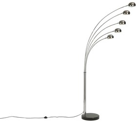 Stojacia lampa Five Lights chróm