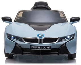 RAMIZ ELEKTRICKÉ AUTÍČKO BMW i8 - NELAKOVANÉ - MODRÉ - 2x35W MOTOR - 1x12V4,5Ah - BATÉRIA - 2021