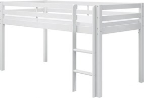 Vyvýšená posteľ ACTIMA 90x200 cm biela