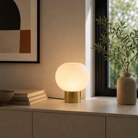 Brilliant - Stolná lampa FANNY 1xE27/20W/230V mosadz