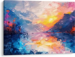 Obraz - Maľba krajiny (70x50 cm)