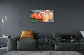 Obraz na skle grapefruit koktail 100x50 cm