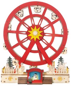 Solight 1v277 - LED Vianočná dekorácia LED/2xAA/teplá biela kolotoč