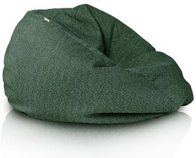 Sedací vak SAKO tmavozelený bouclé