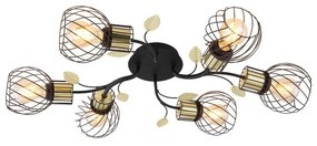 Globo 54113-6D - Prisadený luster LALLY 6xE27/40W/230V