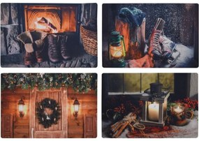 Vianočná rohožka RUSTIC WELCOME 38x58 cm - viac variantov Varianta: Brusle