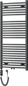 Mexen Ares, elektrické vykurovacie teleso 1200x600 mm + vykurovacia tyč 600 W, antracitová, W102-1200-600-2600-66